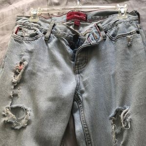 Light blue bell bottoms